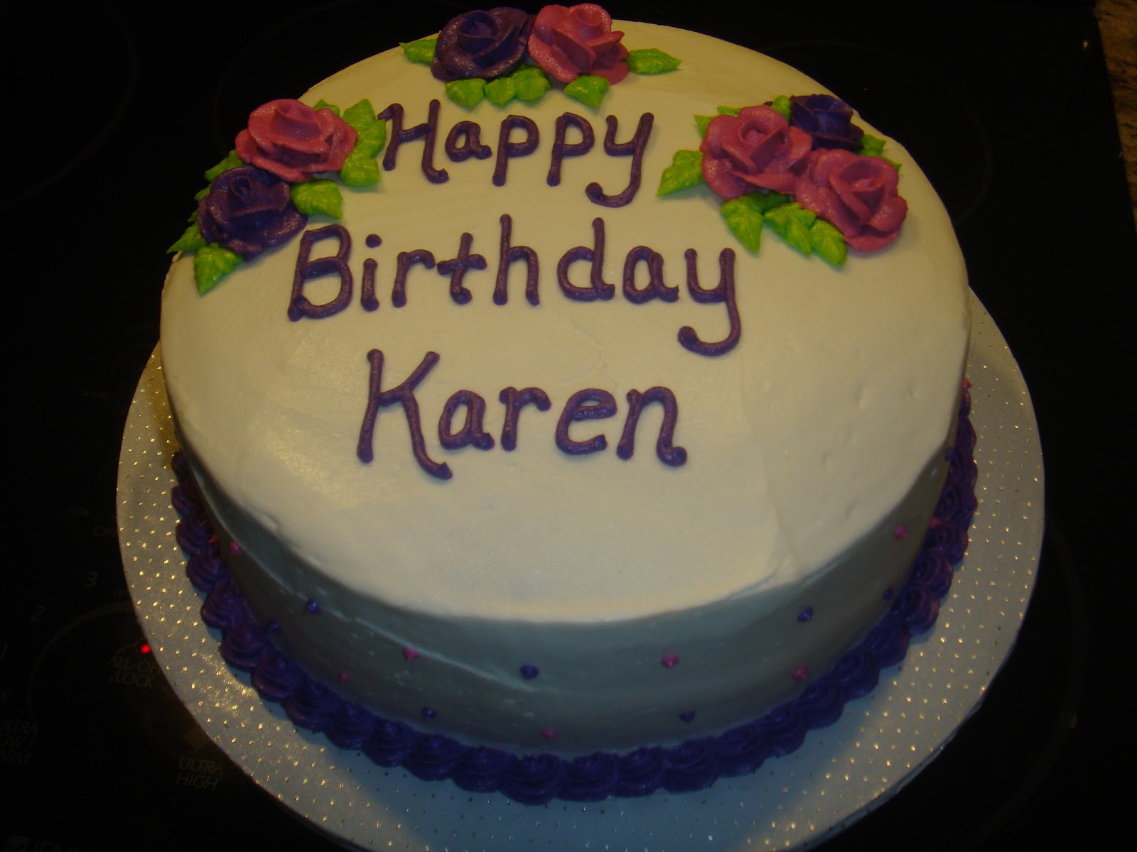 Vickis Sweet Treats Karens Birthday Cake Traditional