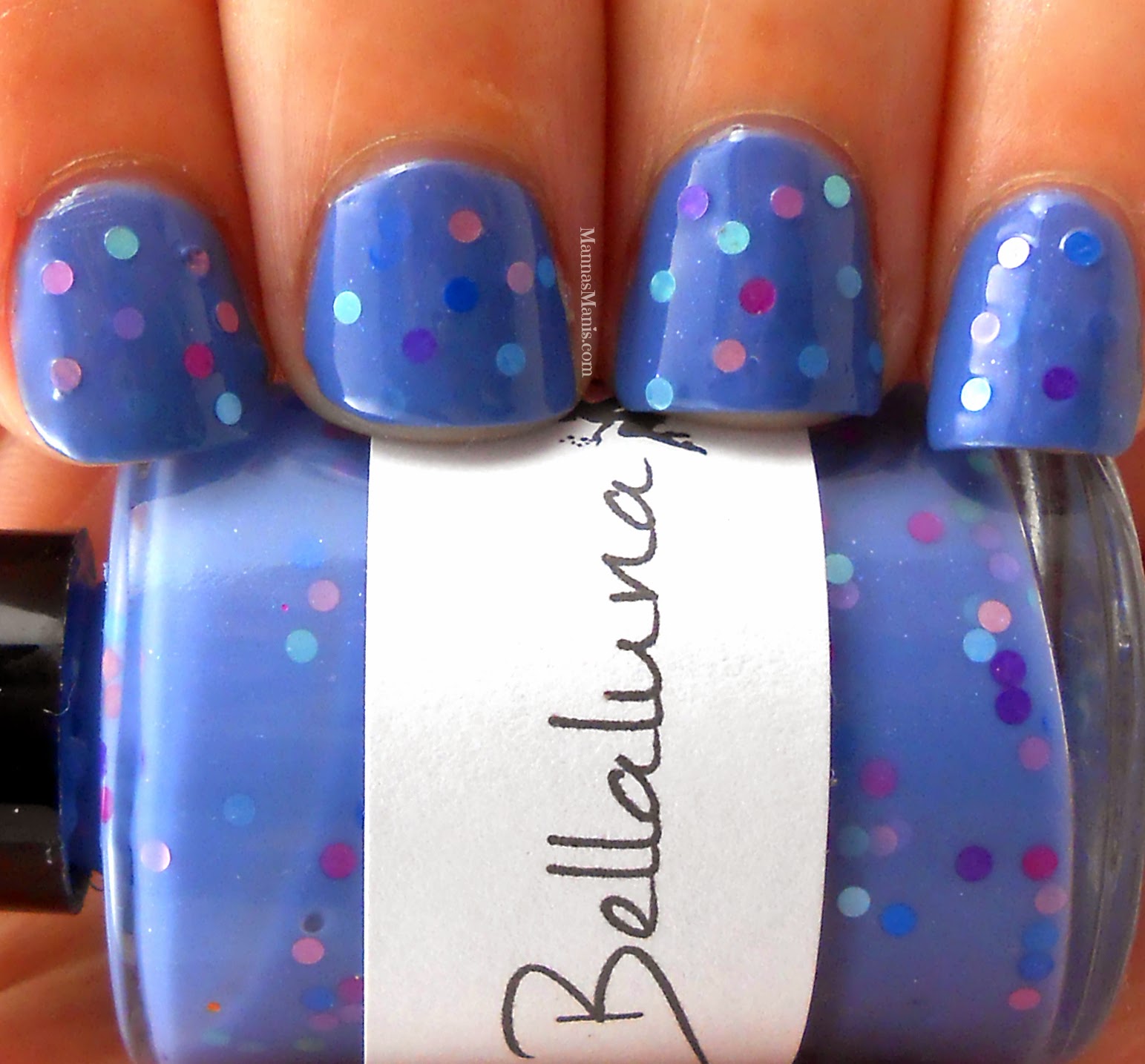Bellaluna slumber party, a pale blue nail polish