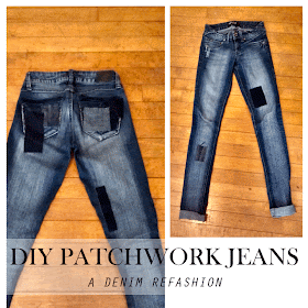 Refashion Co-op: Patchwork Jeans : A Denim Refashion