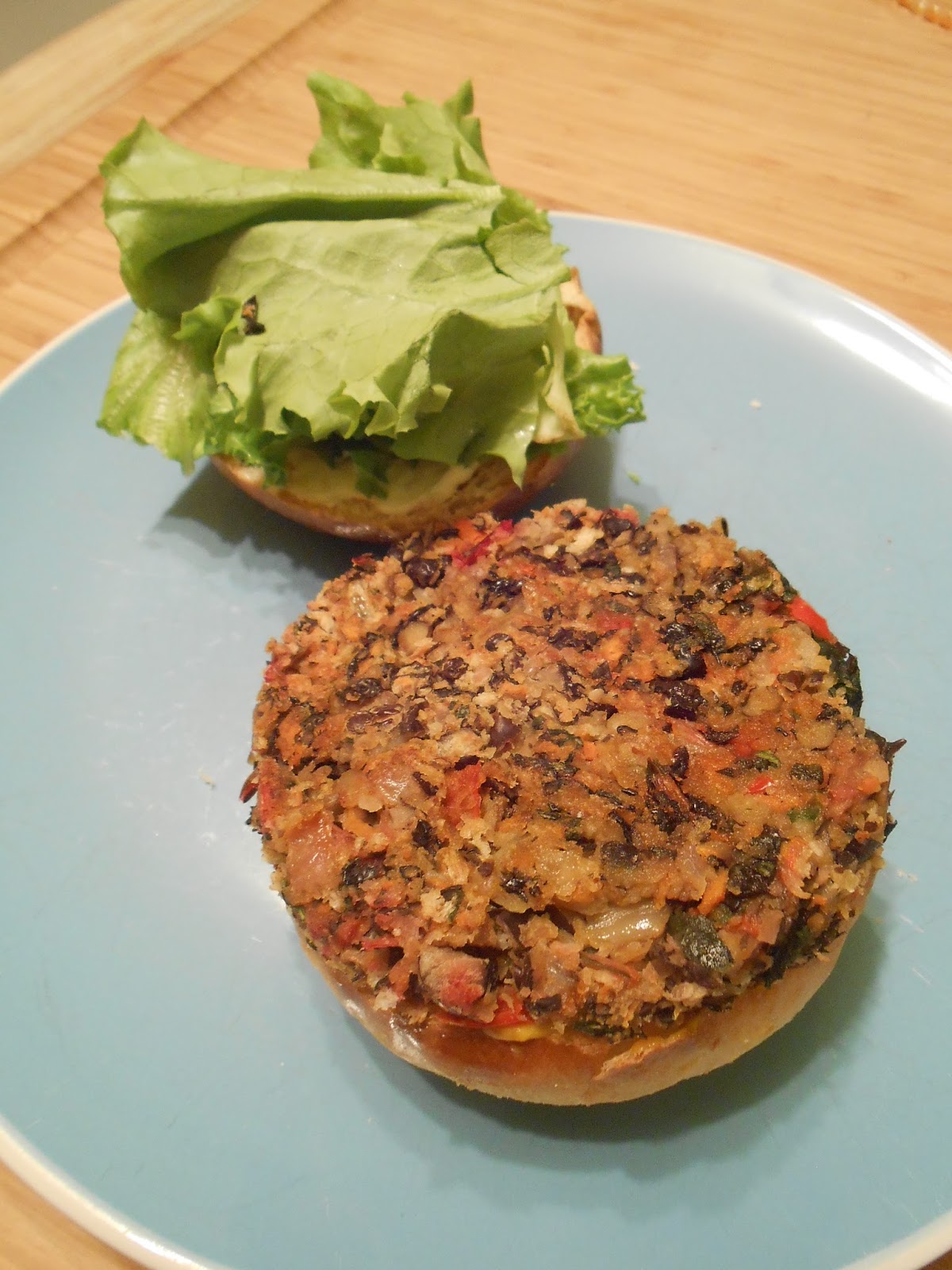 Eat cook and love Burgers aux haricots noirs et légumes