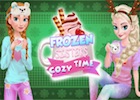 Frozen Sisters Cozy Time
