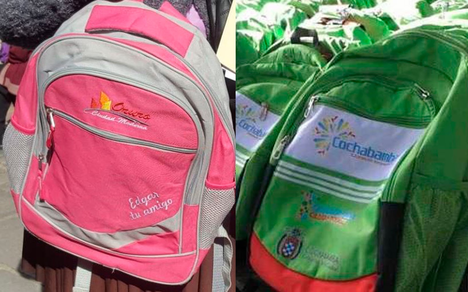 La compra de mochilas que las alcaldías asumieron como 