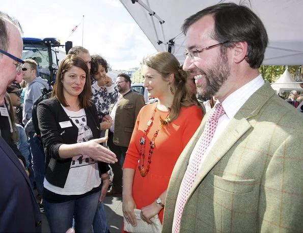 Prince Guillaume and Princess Stéphanie of Luxembourg attended 