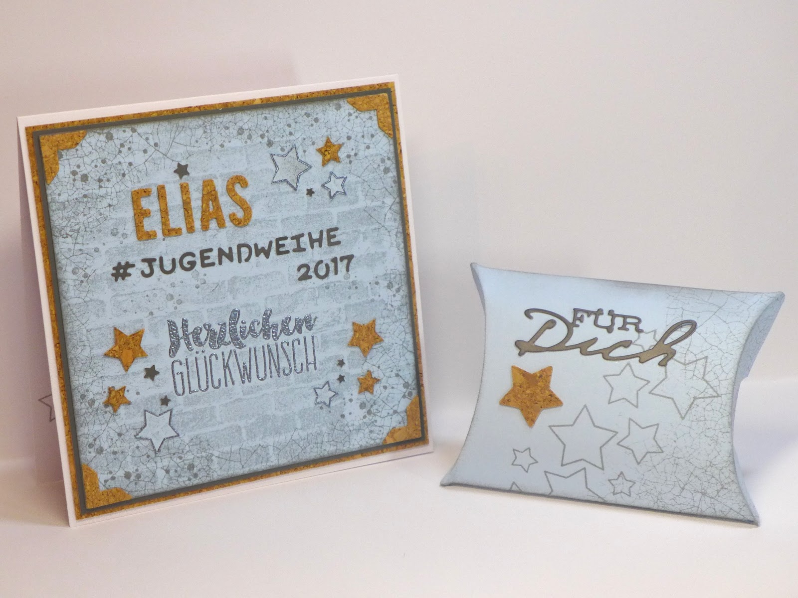 Simones Karten-Ecke: Karte zur Jugendweihe / Card for a youth dedication