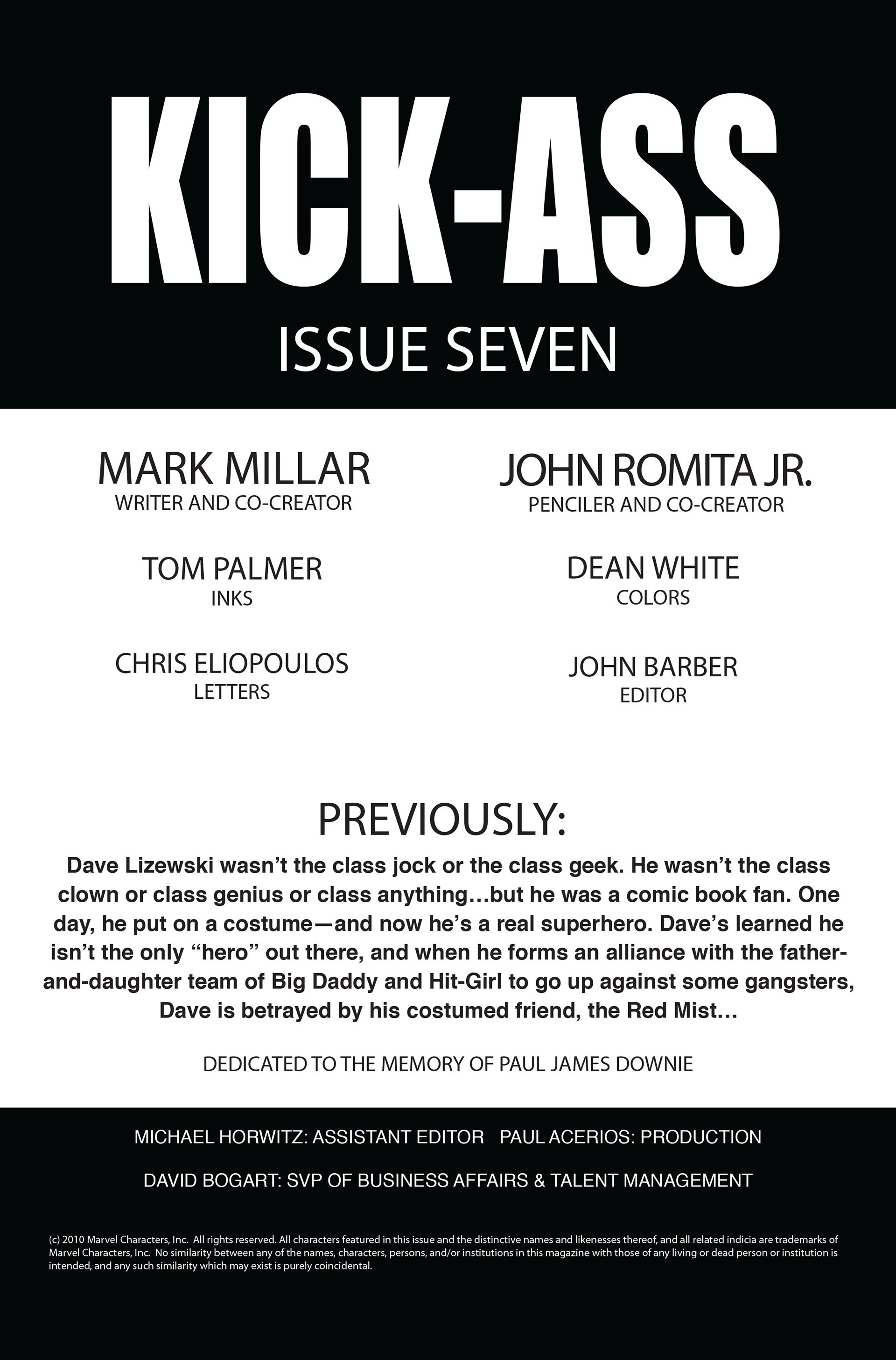 Read online Kick-Ass comic -  Issue #7 - 2
