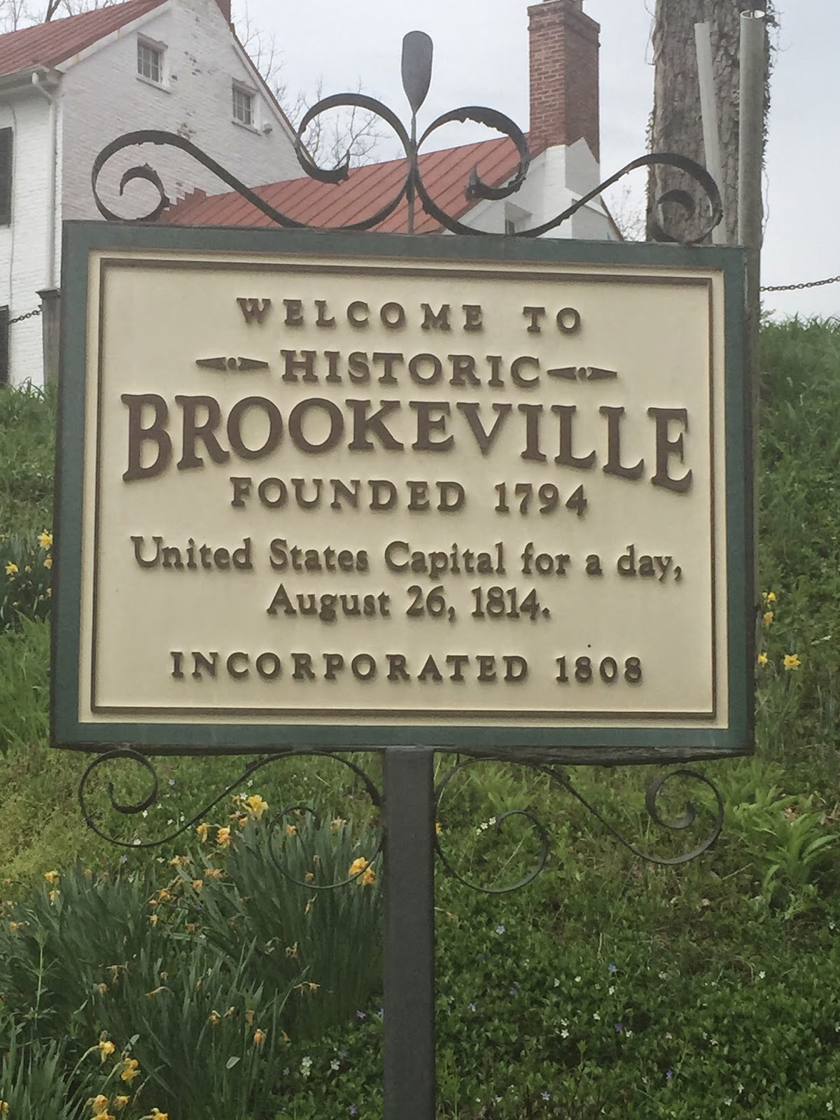 The ABCs of Maryland B is for Brookeville, Maryland