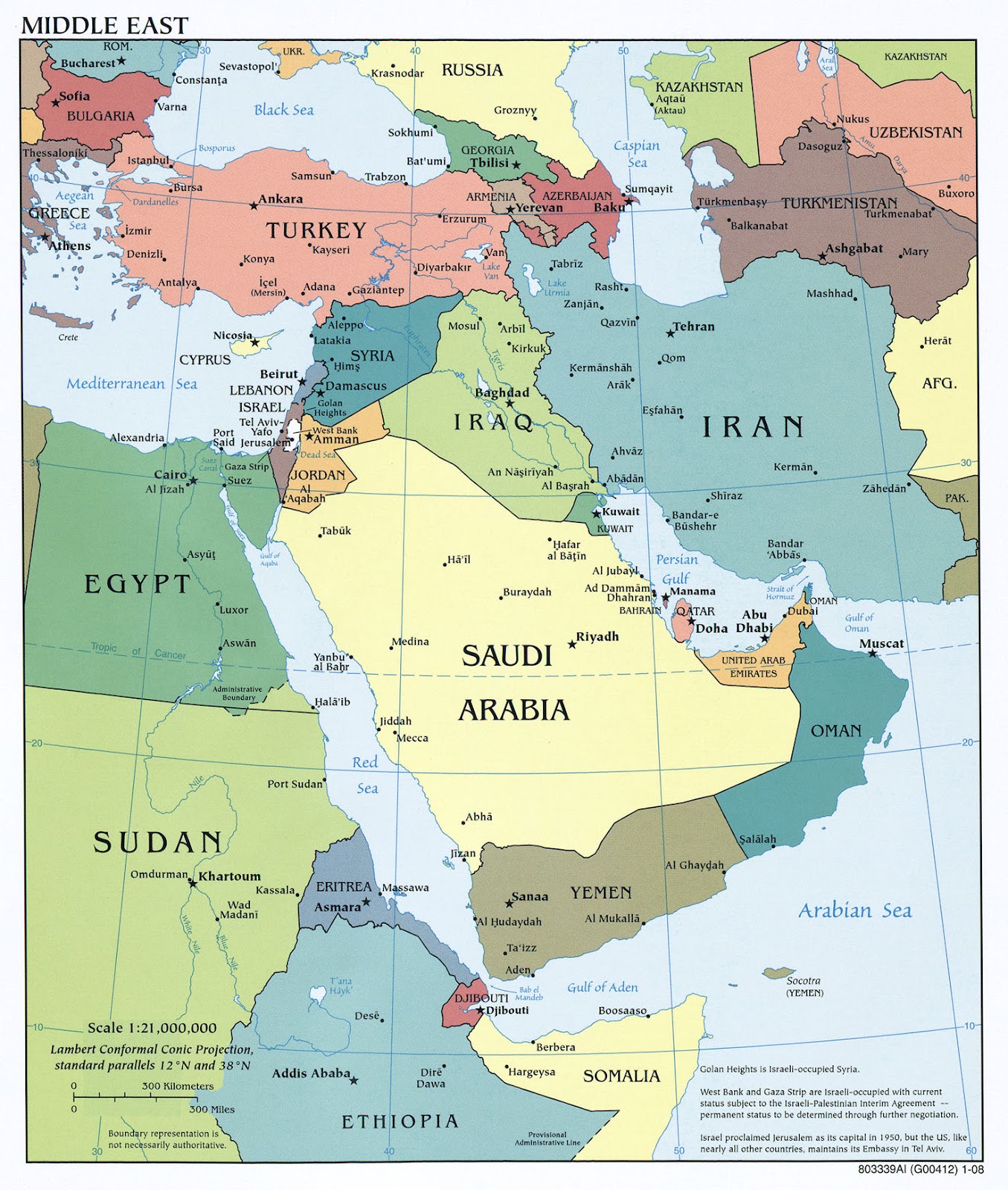 Naher Osten | Landkarten kostenlos – Cliparts kostenlos
