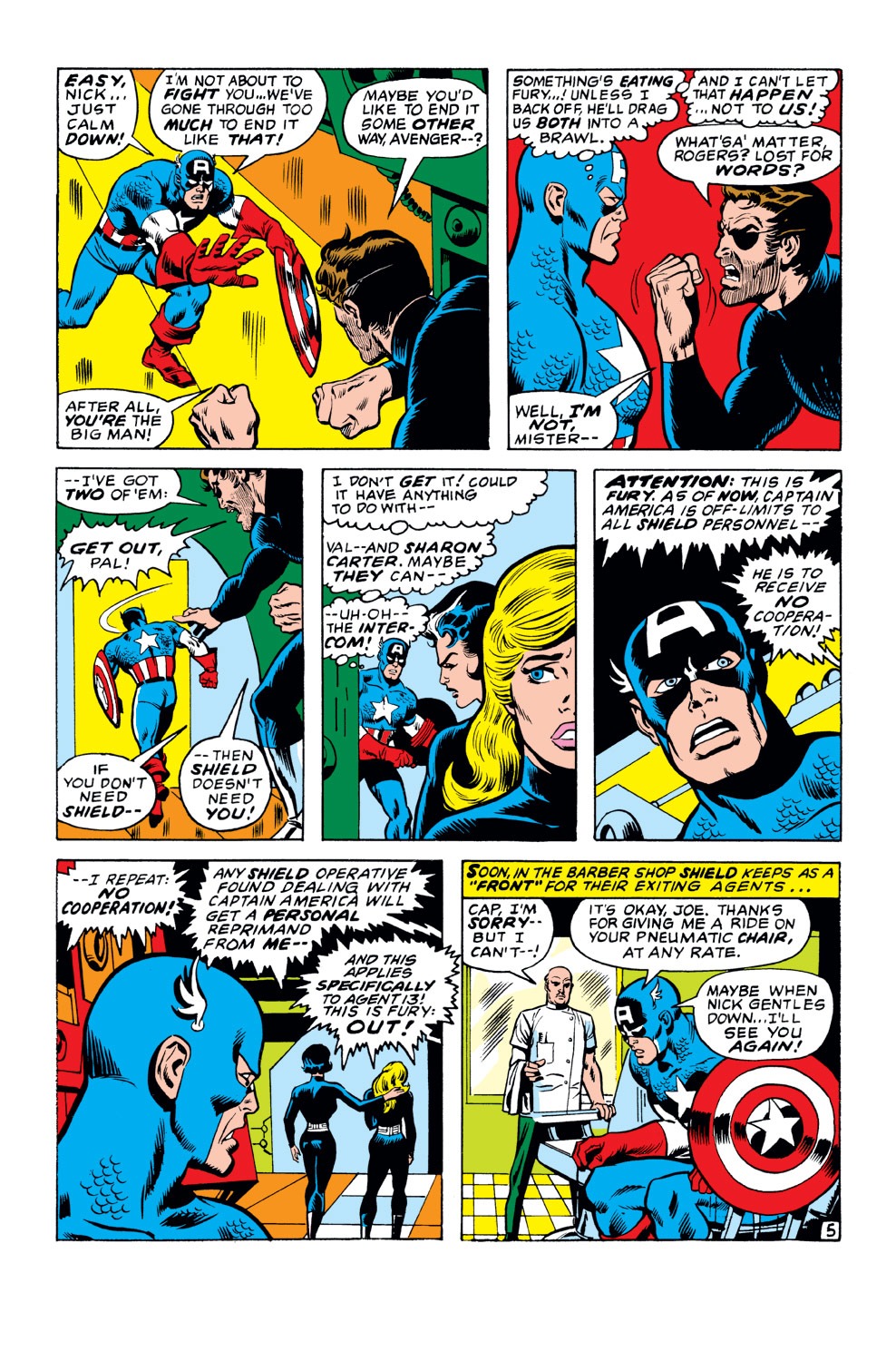 Read online Captain America (1968) comic -  Issue #149 - 6