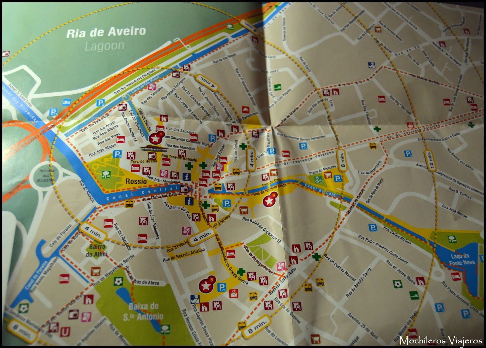Aveiro Mapa Turistico | Mapa