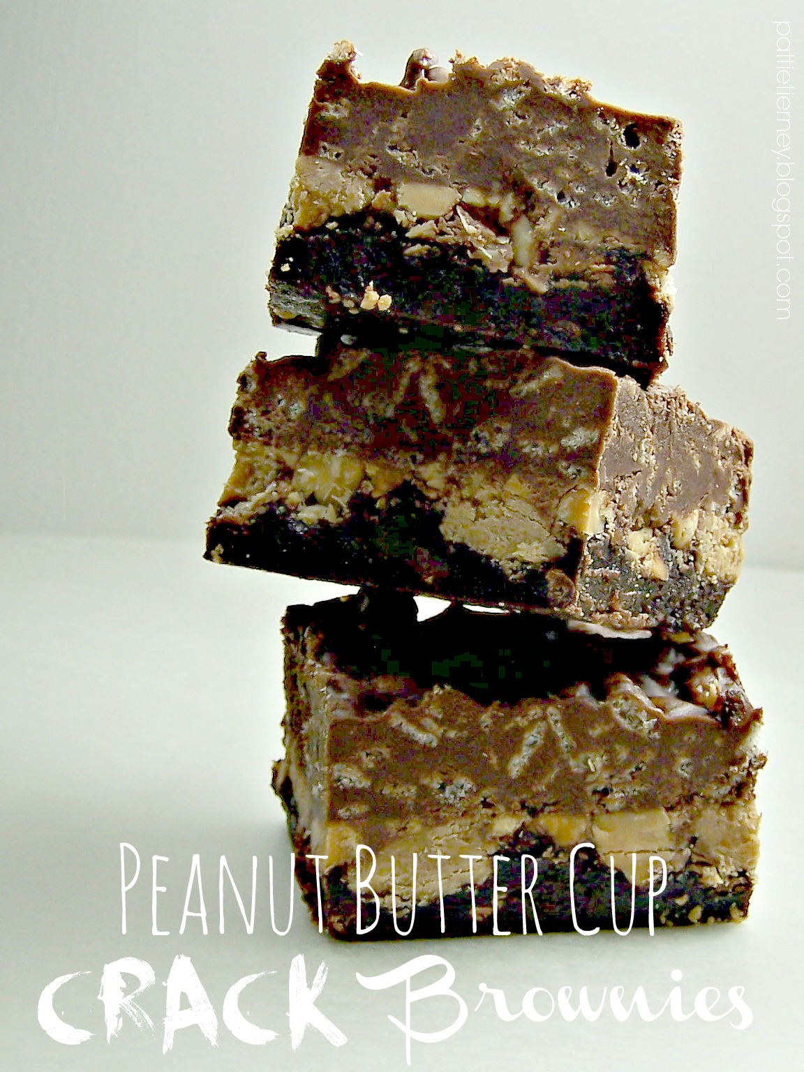 OllaPodrida Peanut Butter Cup Crack Brownies