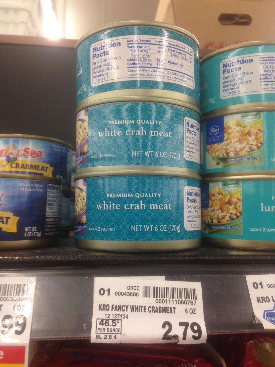 Healthy Grocery: White Crab Meat, 6 oz - Kroger