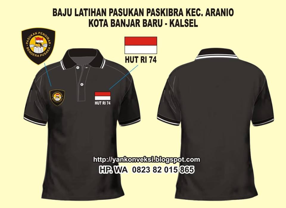 BAJU KAOS latihan PASKIBRA