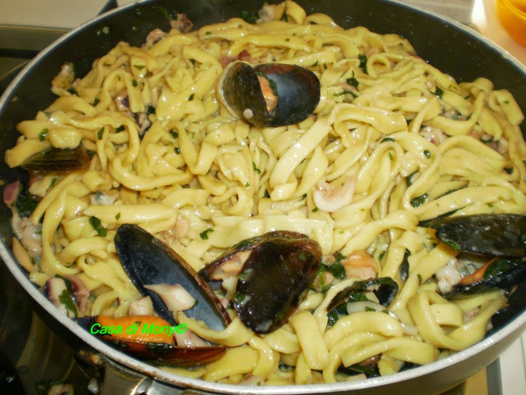 tagliatelle fresche al pesce