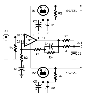 Phono Preamplifier Circuits Diagram
