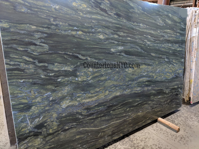 Verde Fantastico Granite Slabs For Kitchen Countertops NYC