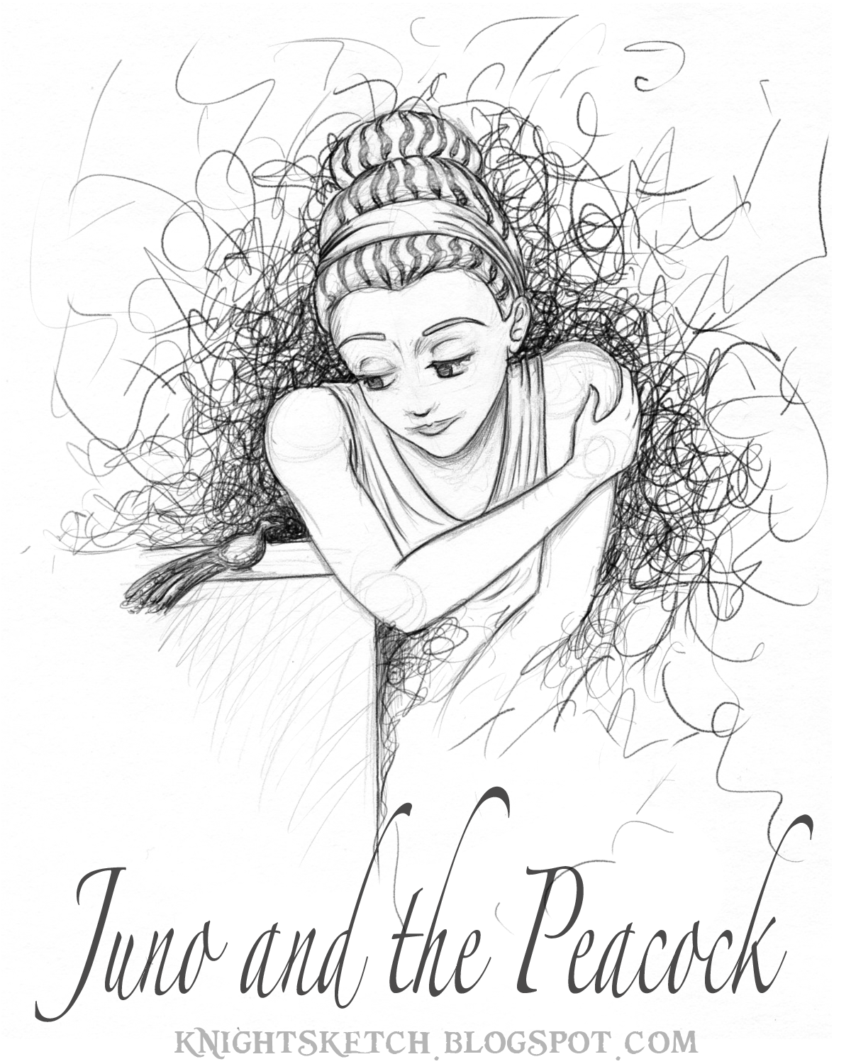 Sketch Blog: Juno and the Peacock