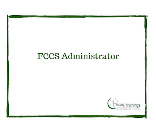 FCCS Administrator training