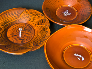 湯飲みの受け皿に印刷 湯飲みの受け皿に印刷