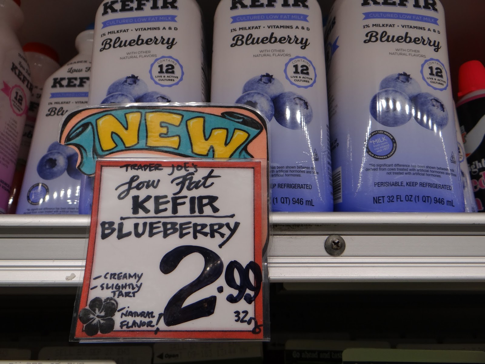 Trader Joe's 365 Day 284 Blueberry Kefir
