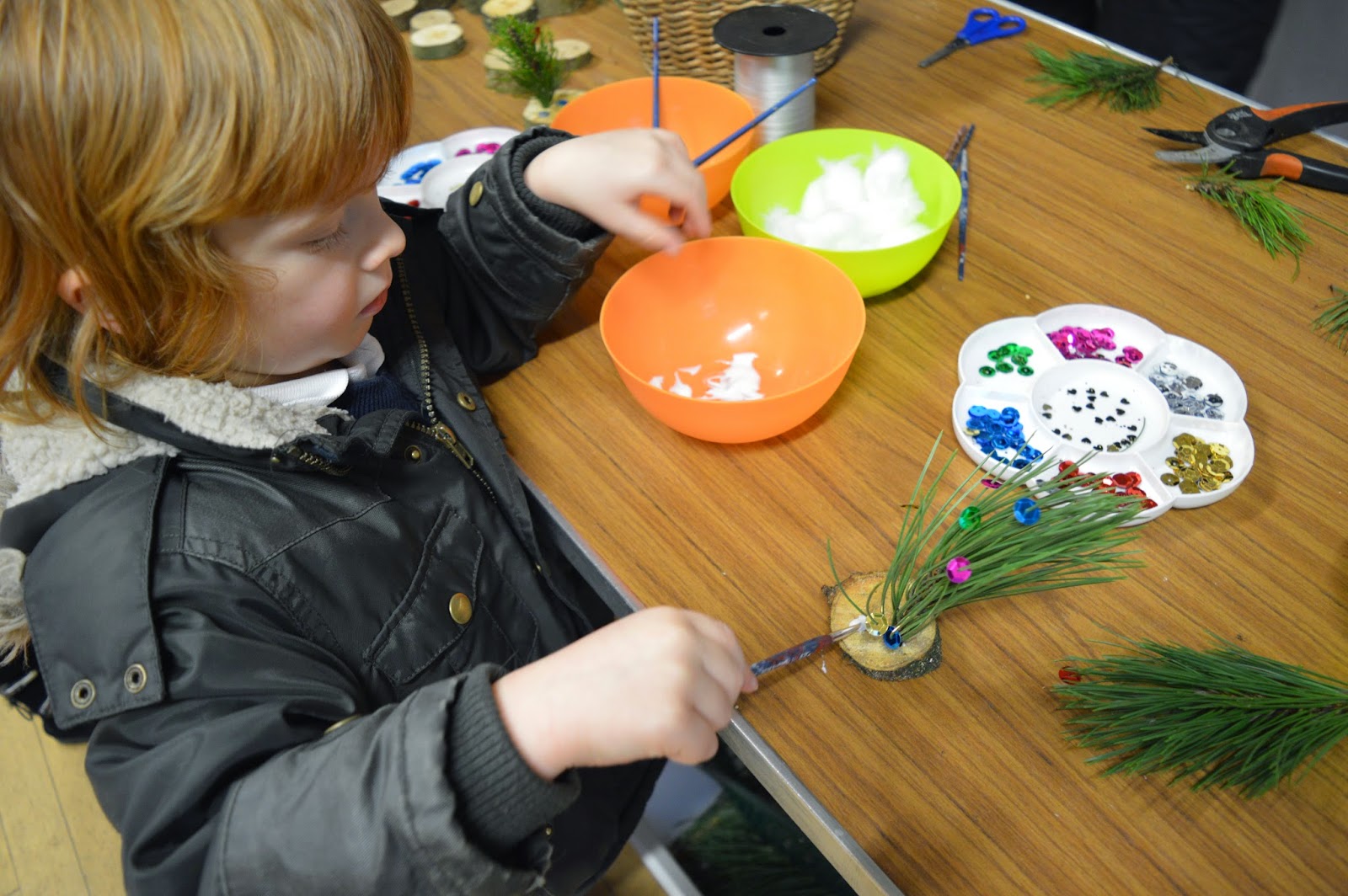 Santa's Grotto at Rising Sun Countryside Centre, North Tyneside - A review - woodland crafts