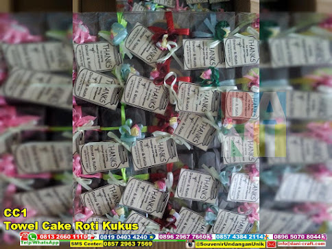 jual Towel Cake Roti Kukus