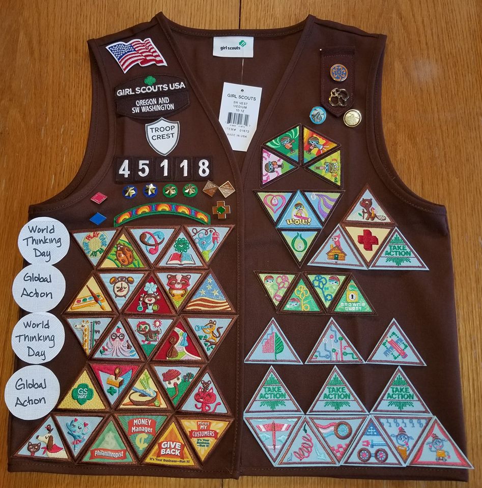 Idea by Marie Long on girl scouts in 2020 Girl scout brownie badges