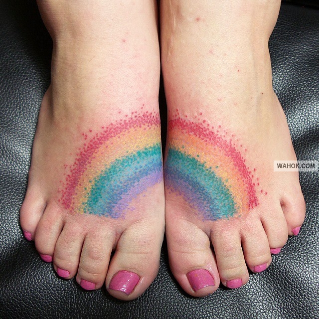 Gambar Tato Tema Pelangi Jenis Water Color, Geometris, Old Shool Terbaik tato 3D keren di punggung, gambar tato di dada, tato keren di kaki, macam macam tato terbaik di dunia, gambar tato tribal