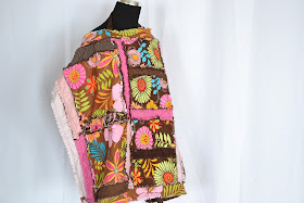 How to Sew a Nursing Cover with Boning Rag Quilt Style from A Vision to Remember