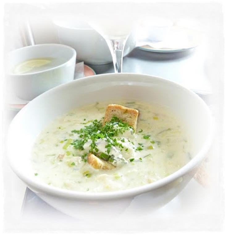 Seafood Chowder & Pepper "Wine" sudden lunch! suzy bowler