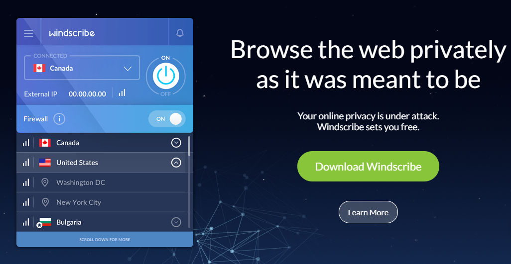 akun vpn windscribe gratis premium