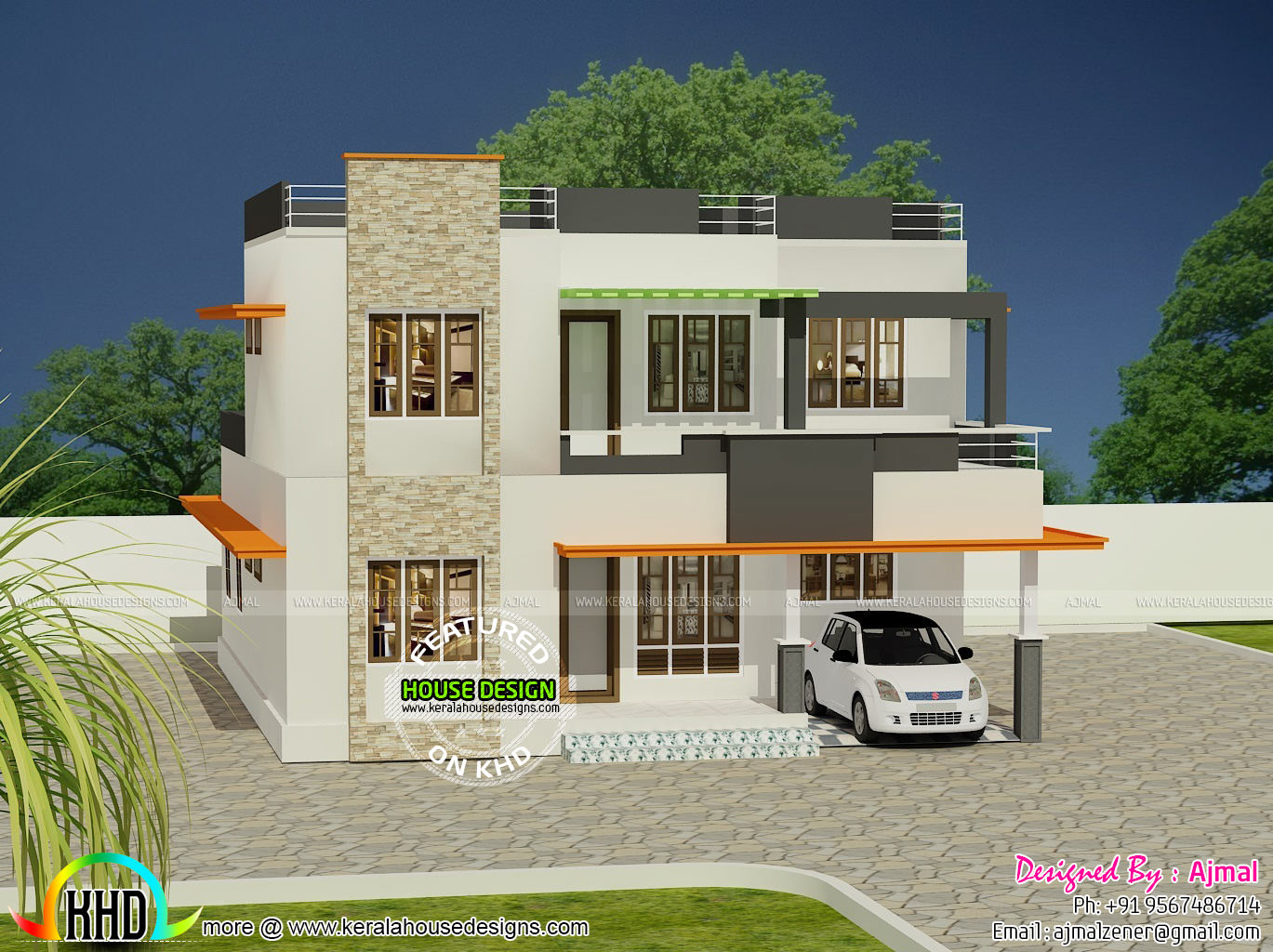 20 lakhs house in Kerala - Kerala home design and floor plans