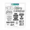 Concord & 9th VERY MERRY SENTIMENTS Clear Stamp Set