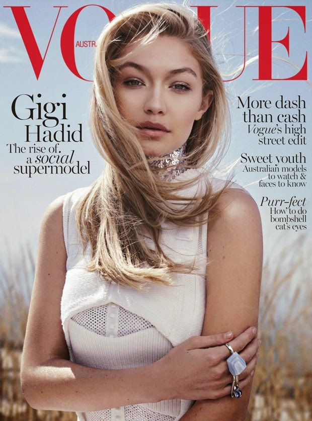 Smartologie: Gigi Hadid for Vogue Australia June 2015