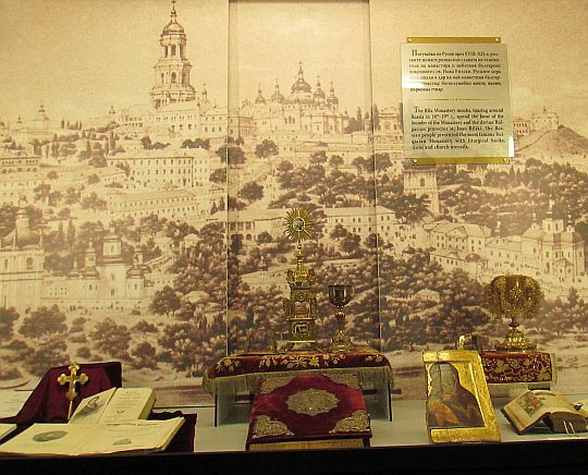 Ekspozycja klasztornego muzeum.