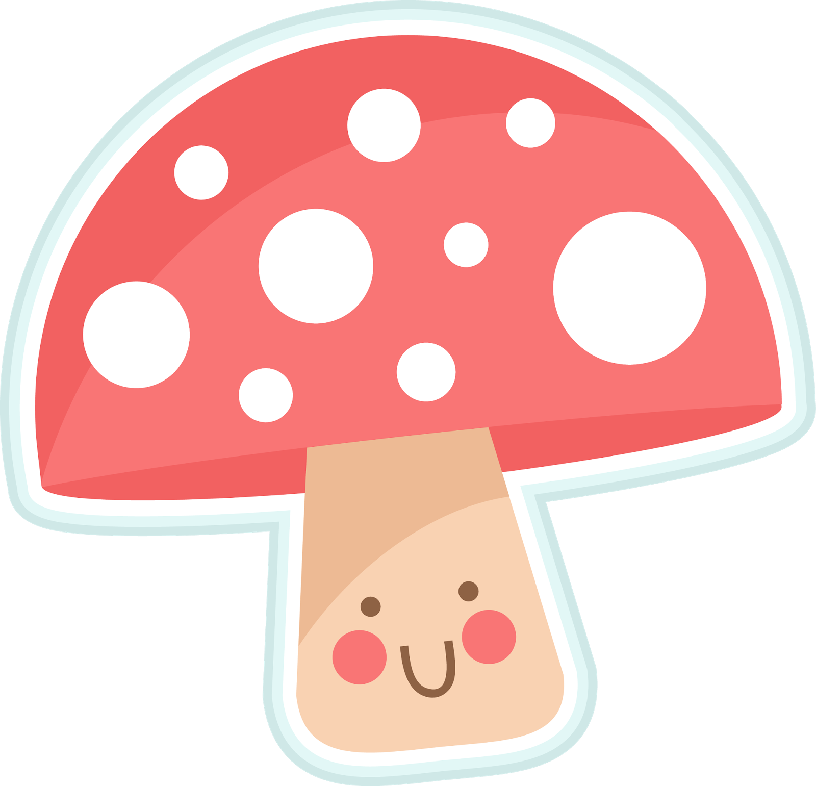 cute mushroom clipart - photo #9
