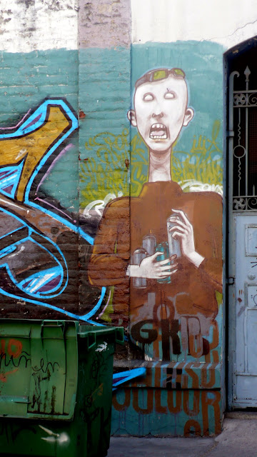 street art santiago de chile barrio yungay brasil graffiti arte callejero