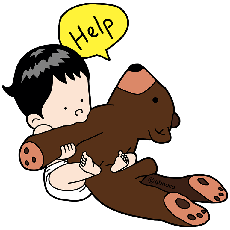 赤ちゃんクマ人形