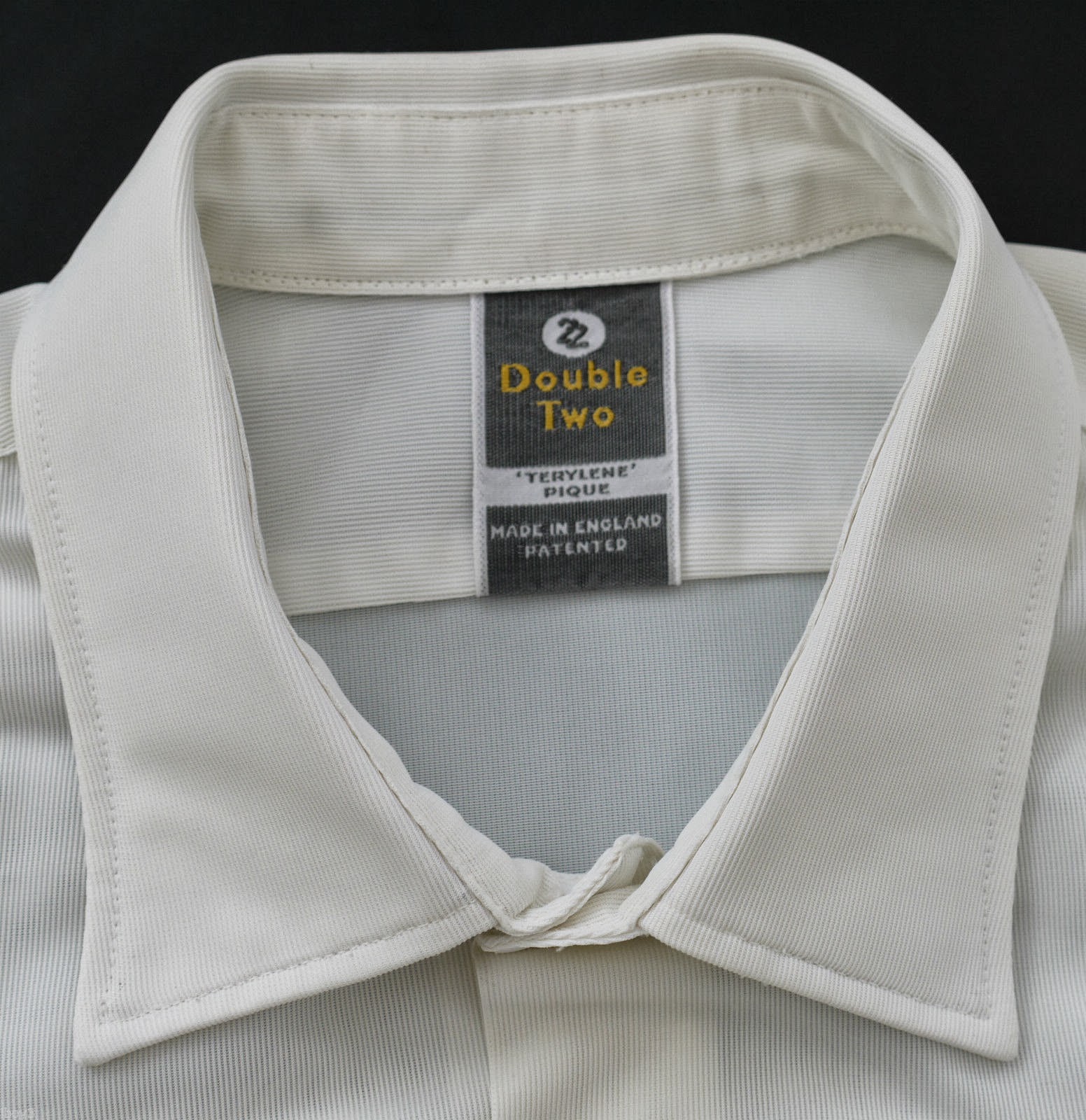 Nylon Shirts: Rare 60's Vintage Double Two Smooth British Terylene