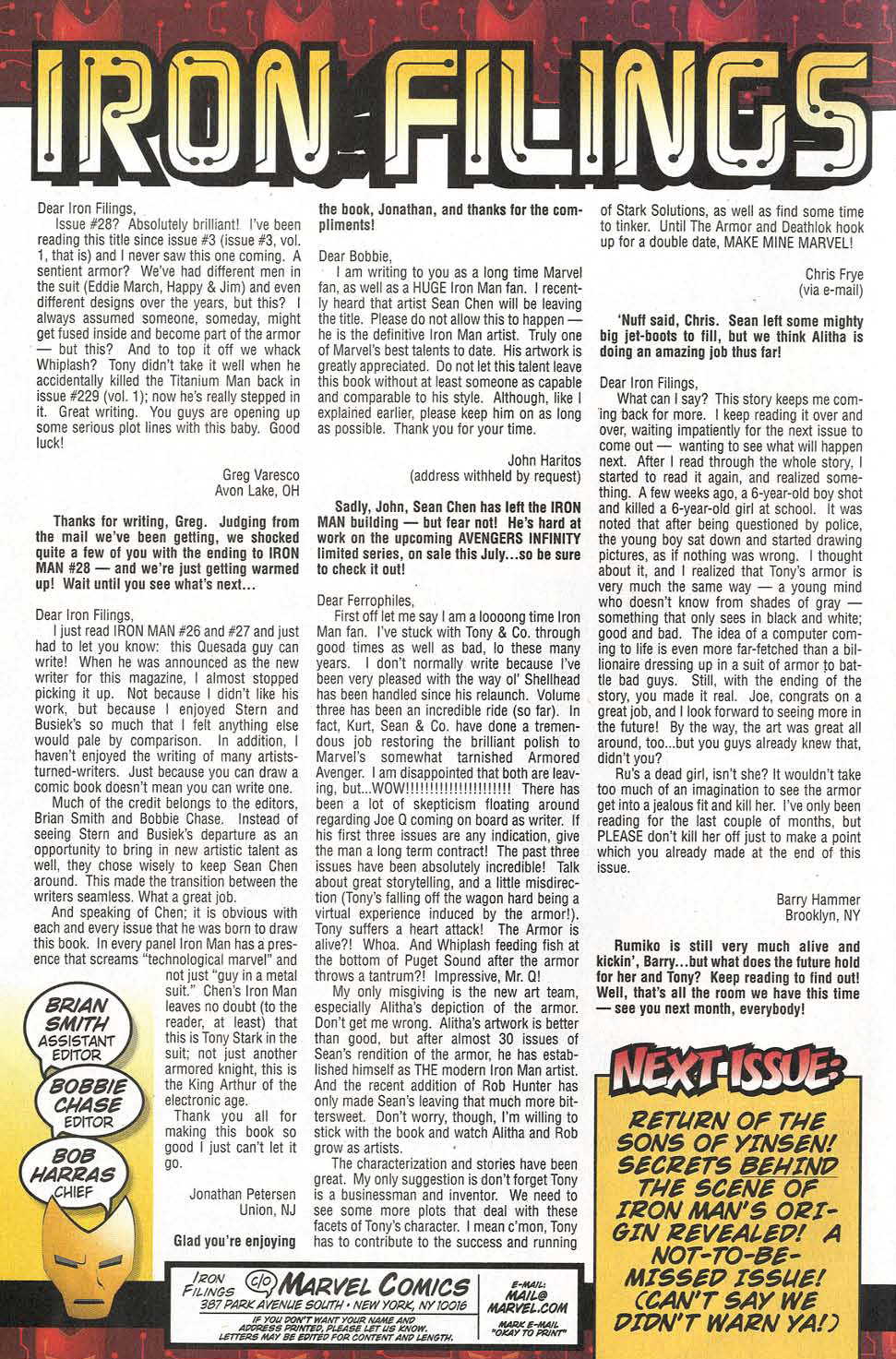 Read online Iron Man (1998) comic -  Issue #31 - 30
