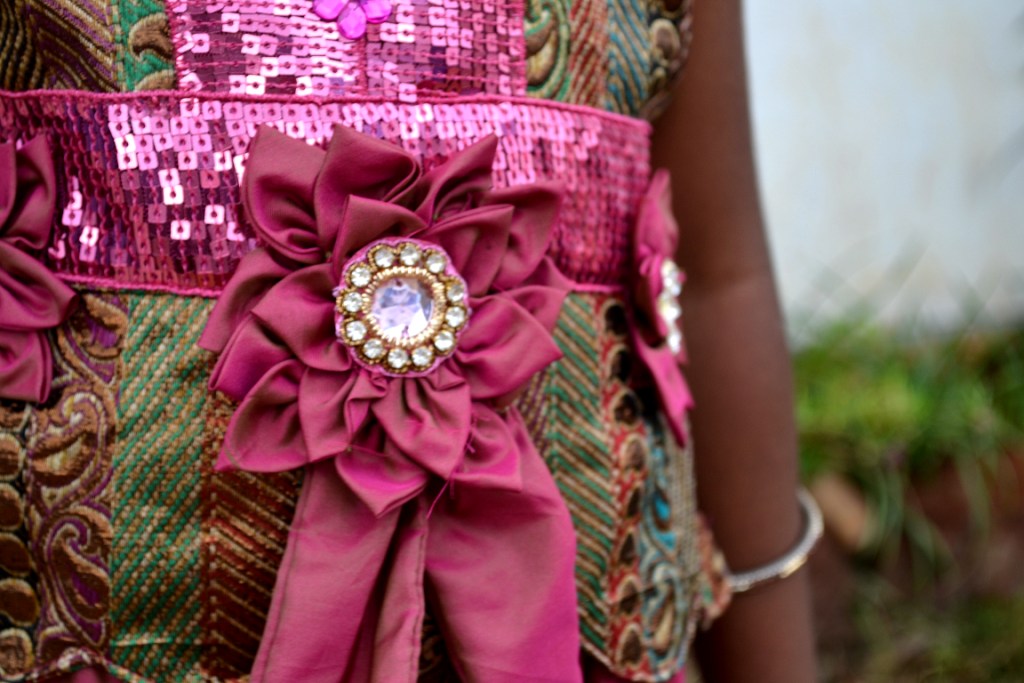 Rangoli DIY Fabric flowers for frocks