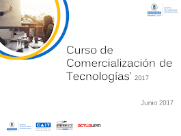 Curso de Comercialización de Tecnologías 2017