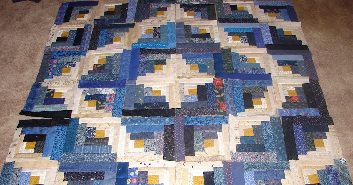 JulieKQuilts Log cabin quilting!!