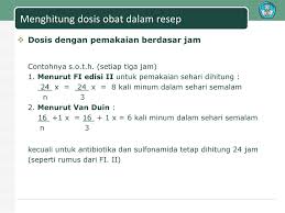 Edukasi Farmasi Edisi Ilmu Resep Dosis Sediaan Serbuk
