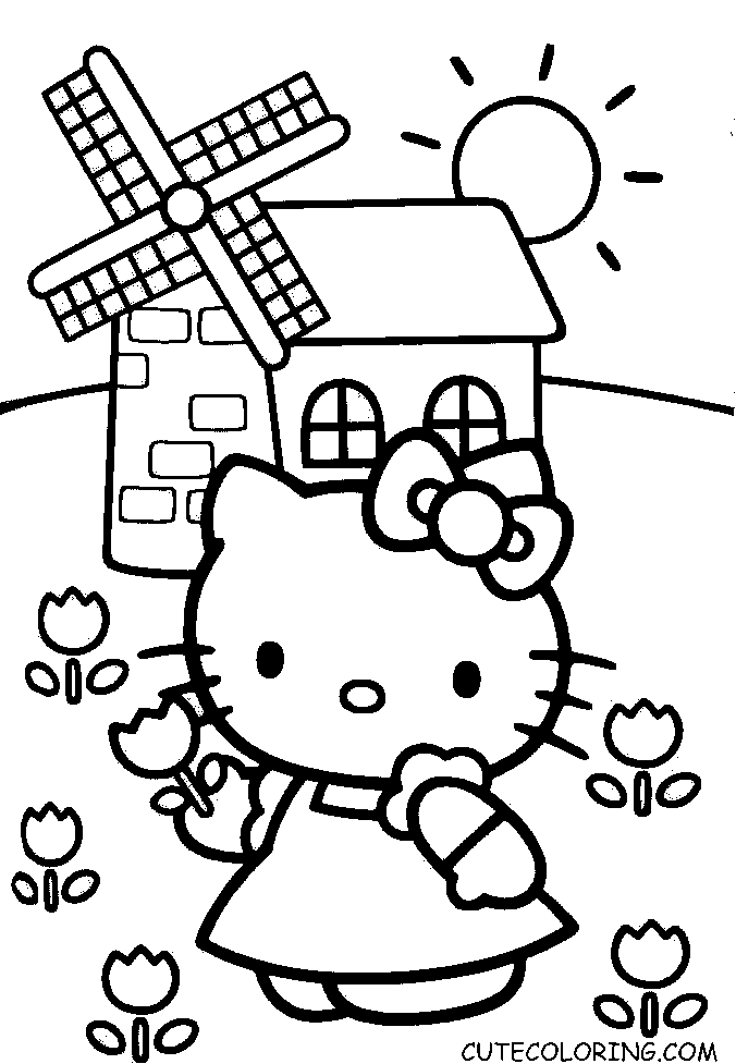 i love you hello kitty coloring pages - photo #30