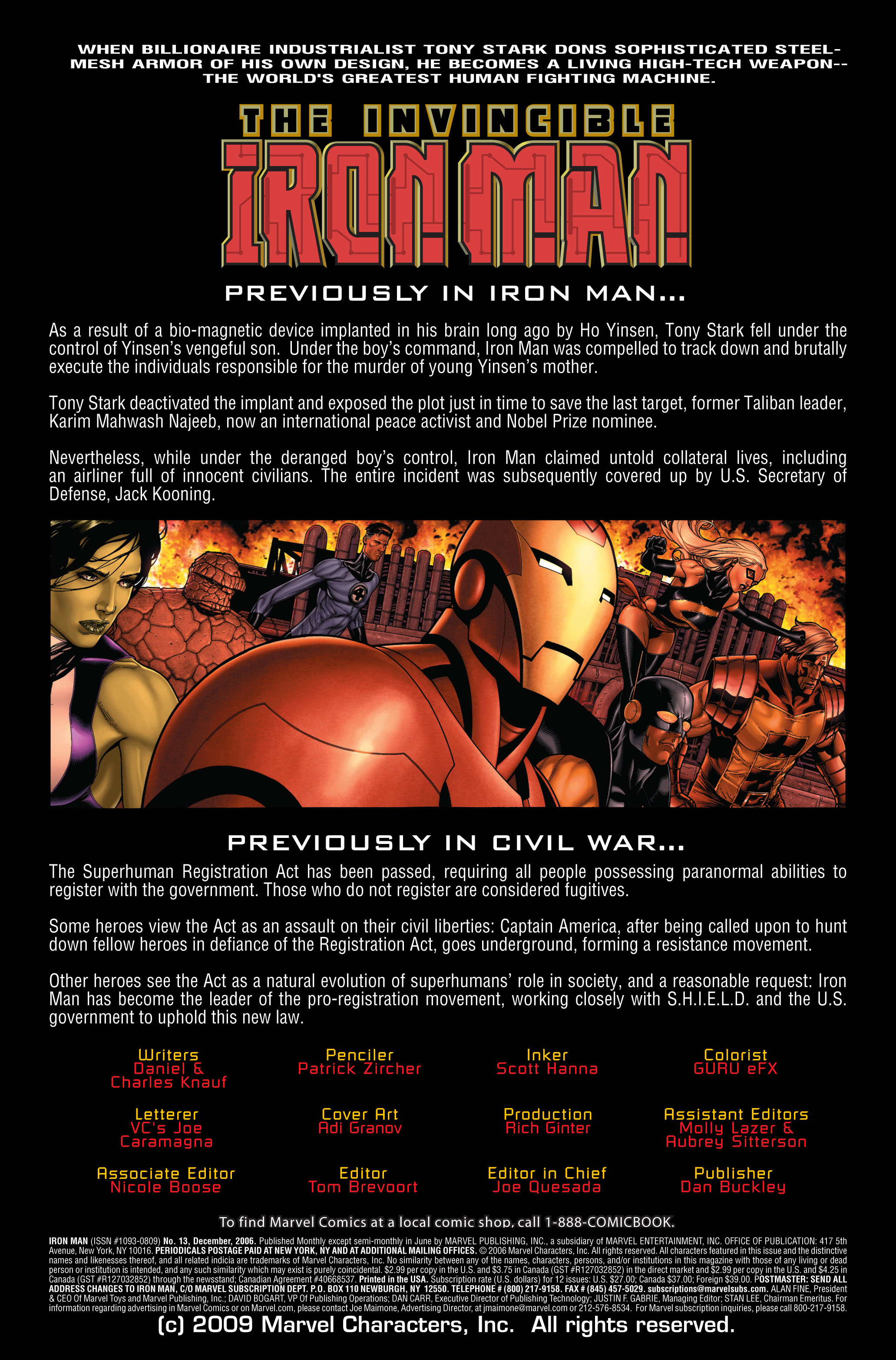 Iron Man (2005) 13 Page 1