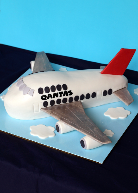 butter hearts sugar Airplane Cake