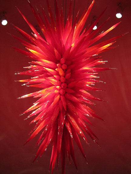 Ruby Red Icicle Chandelier, 2010 chihuly