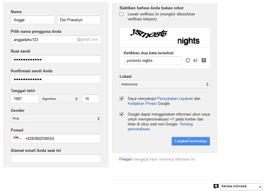 Cara Membuat Email Baru di Google | SMAN 15 Bandar Lampung