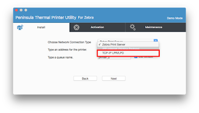 How to install zp 450 printer