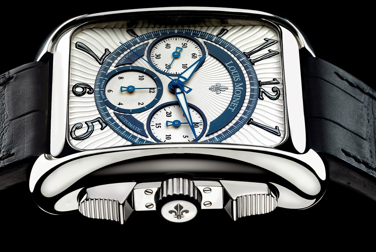 Louis Moinet Men's 40mm Twintech Automatic GMT Men's Watch